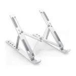 Folding Adjustable Aluminium Laptop Stand + FREE POUCH - Image 2